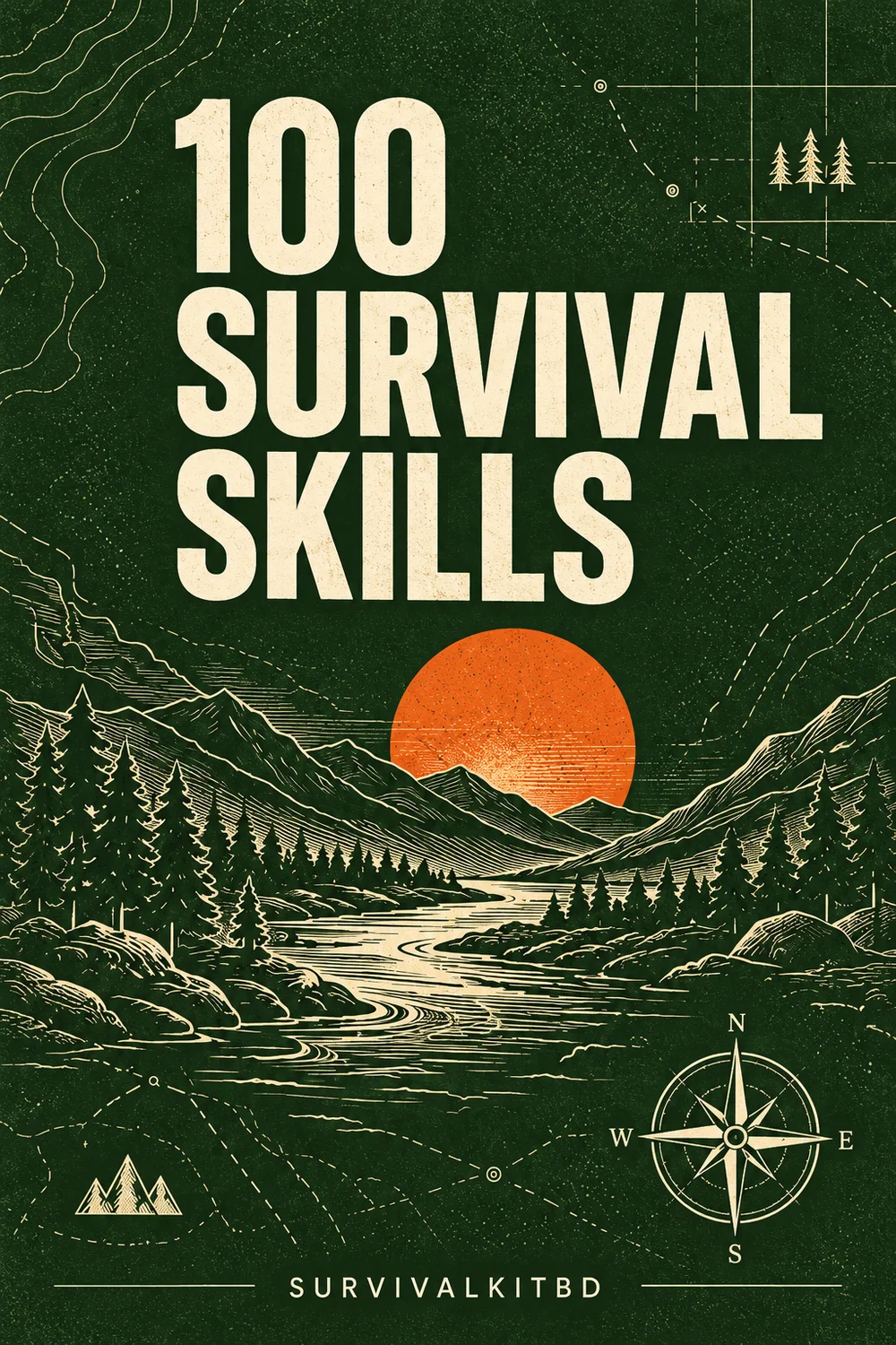 100 Survival Skills প্রচ্ছদ